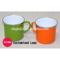 Caneca esmaltada impressa personalizada promocional da caneca do esmalte 12oz &amp; 20oz